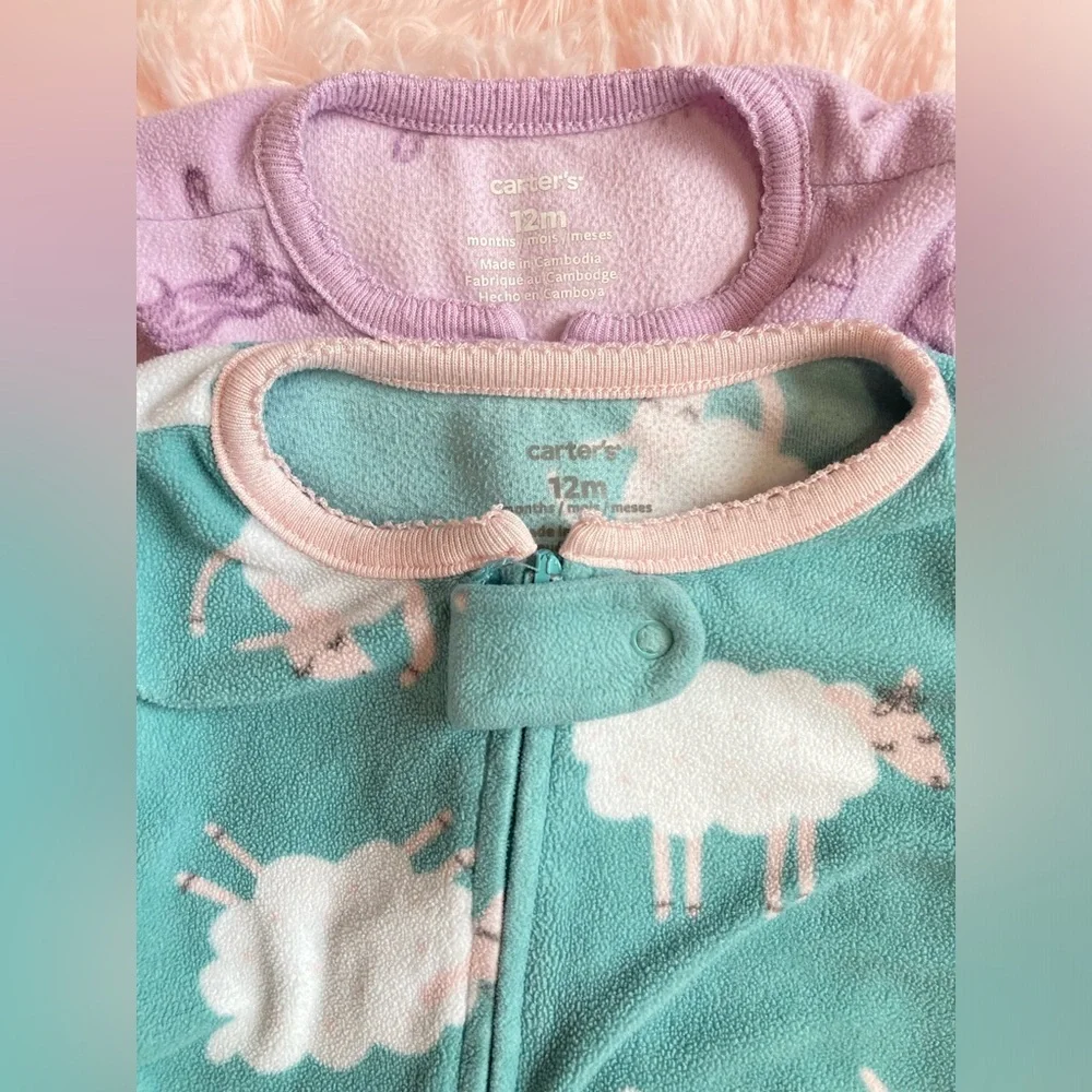 Carters footie sleepers